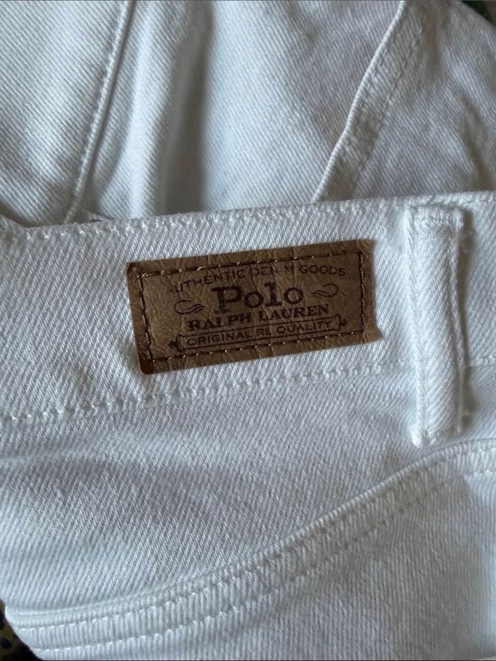 Ralph Lauren White High-Rise Super-Slim Jean Color Amesbury Wash - Picture 4 of 7
